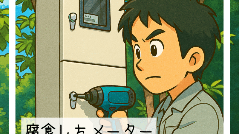 🔧サビサビ注意⚡メーターボックスとヒューズをまるっと交換しました！🔧