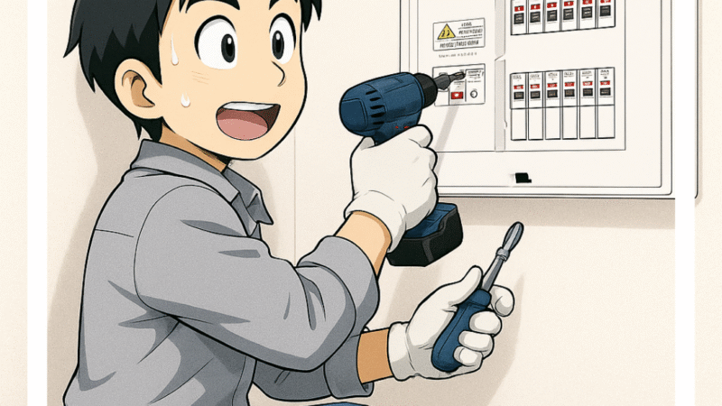 🔧「ブレーカーが上がらない⁉ 分電盤交換でトラブル解決」🔧
