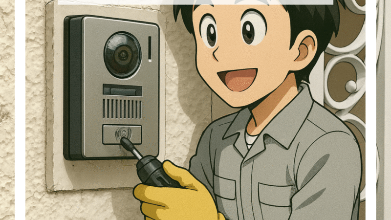 🔧【川西市】ドアホンが聞こえない！？交換工事で安心・安全な暮らしへ🔧