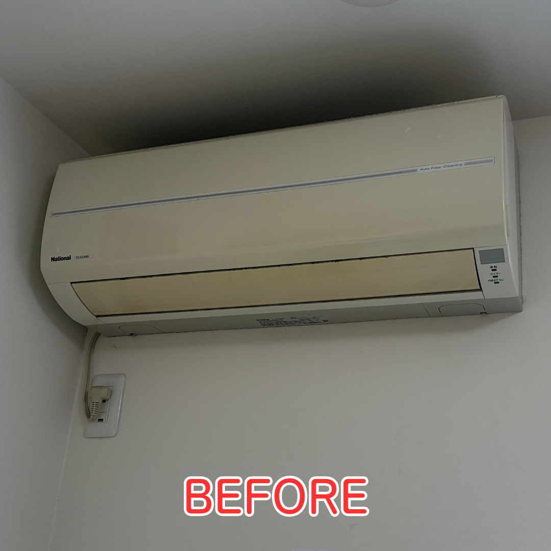 川西市 エアコン入替工事 室内機 施工前状況