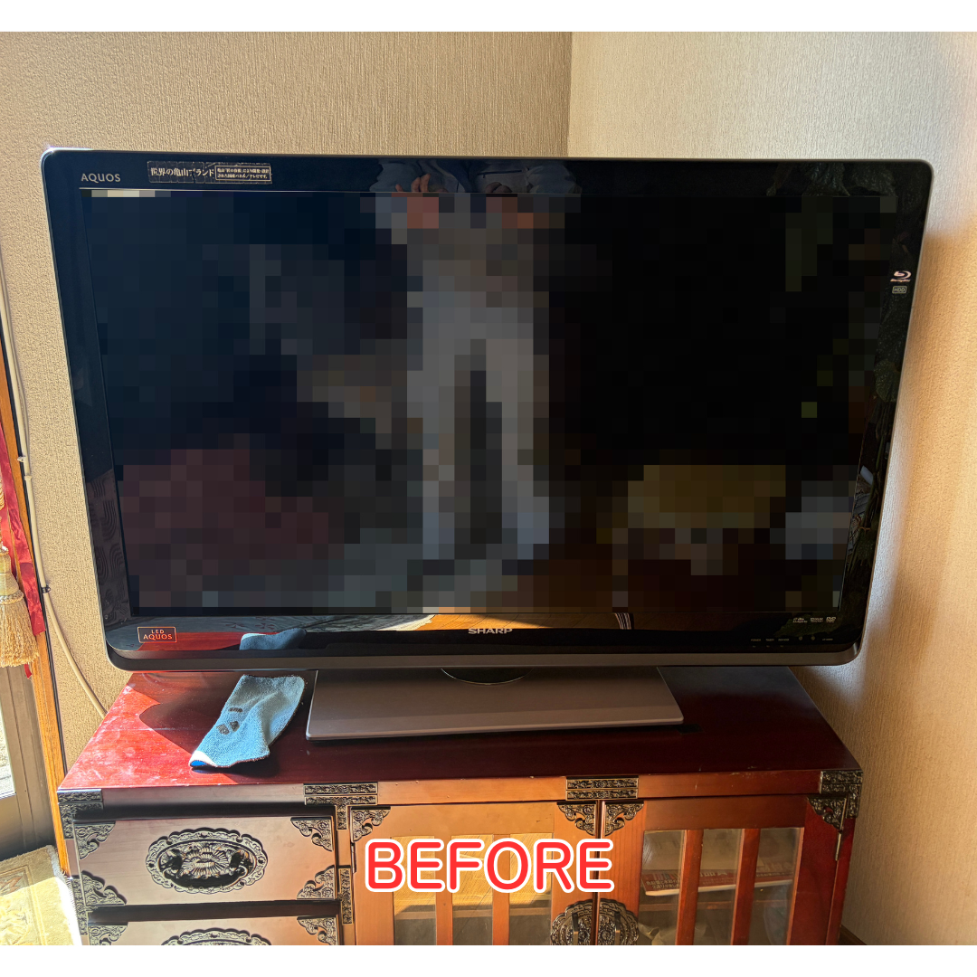 川西市 テレビ 買い替え 既存テレビ設置状況