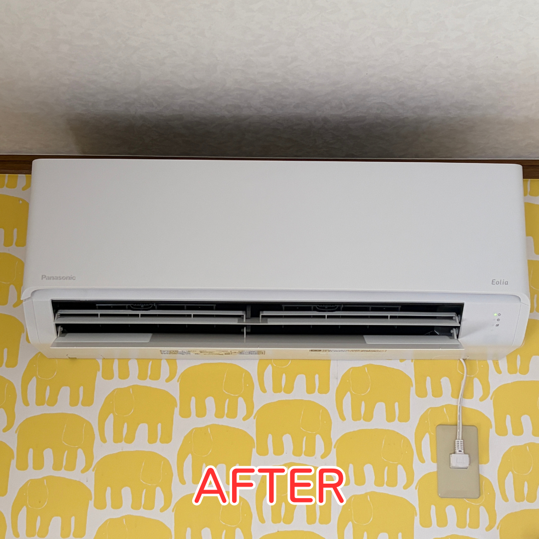 日生ニュータウン エアコン入替工事 施工後状況 室内機新型設置完了